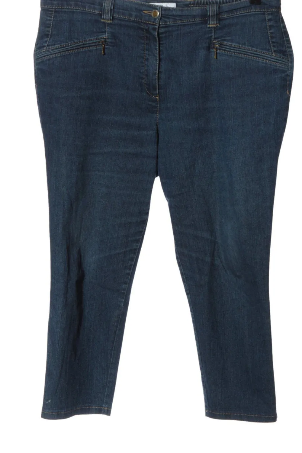 Jeans>Ulla Popken 3/4 Jeans Größe 46 blau