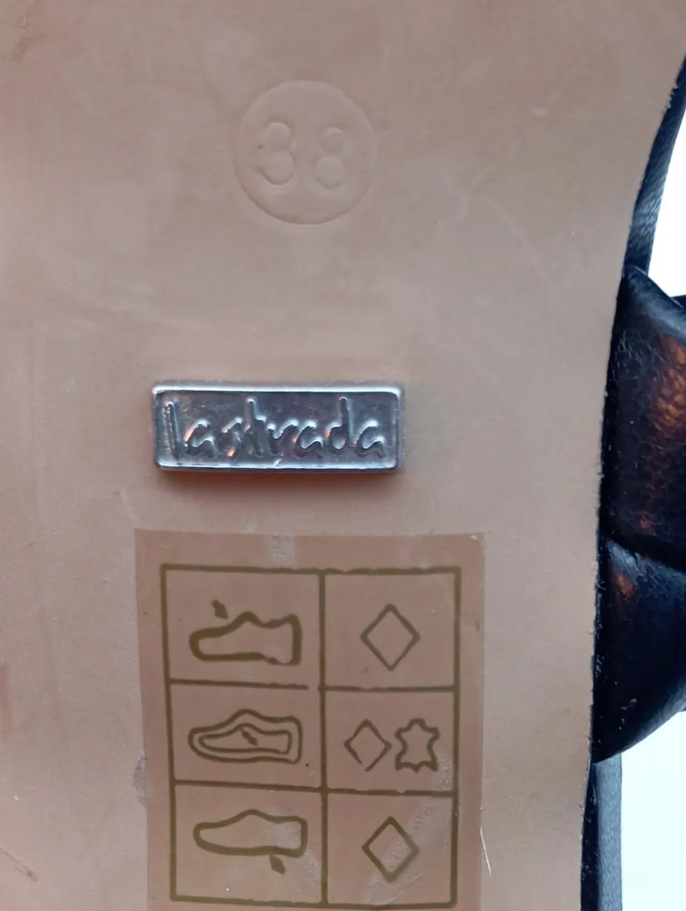 Pantoletten>La Strada Absatz Pantoletten Größe 38 schwarz