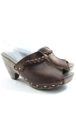 Pantoletten>Bocage Absatz Pantoletten Größe 38 braun