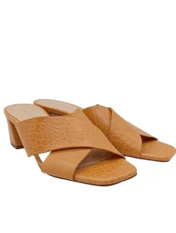 Pantoletten>Pull & Bear Absatz Pantoletten Größe 37 braun