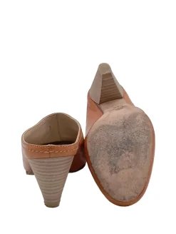 Pantoletten>Tom Helen Absatz Pantoletten Größe 36 braun