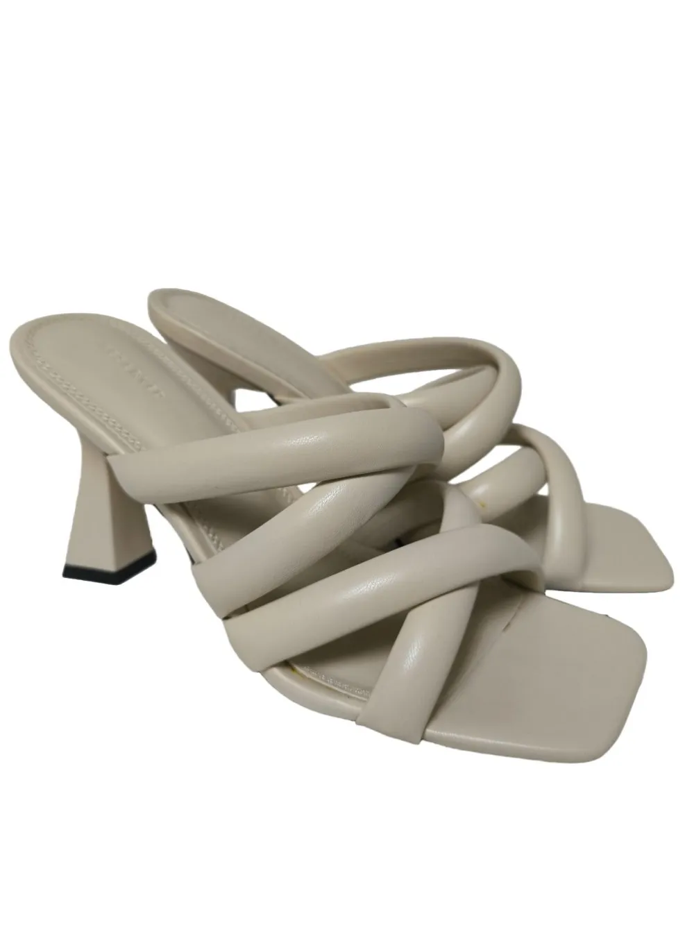 Pantoletten>Reserved Absatz Pantoletten Größe 38 creme