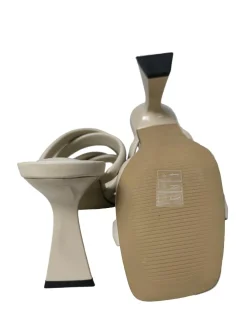 Pantoletten>Reserved Absatz Pantoletten Größe 38 creme