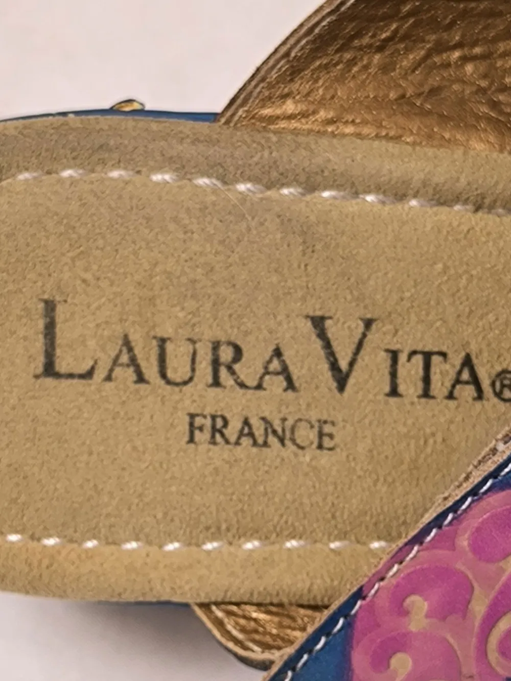 Pantoletten>Laura Vita Absatz Pantoletten Größe 39