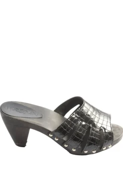 Pantoletten>Marc Cain Absatz Pantoletten Größe 37 schwarz