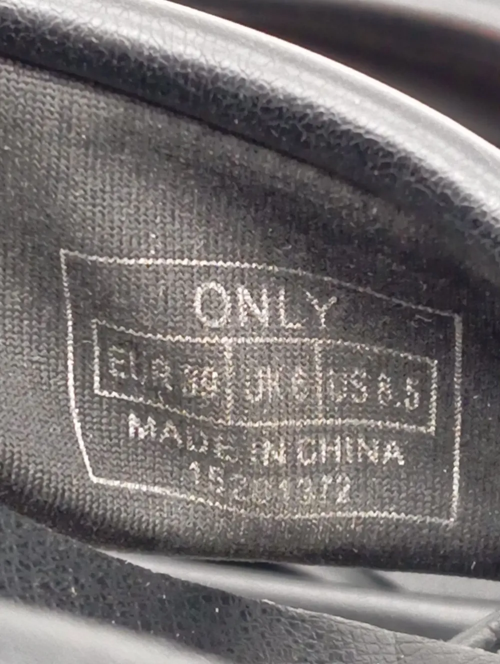 Pantoletten>Only Absatz Pantoletten Größe 39 schwarz