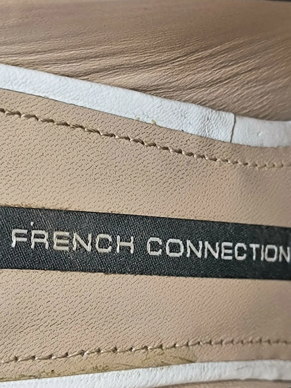 Pantoletten>French Connection Absatz Pantoletten Größe 39 schwarz