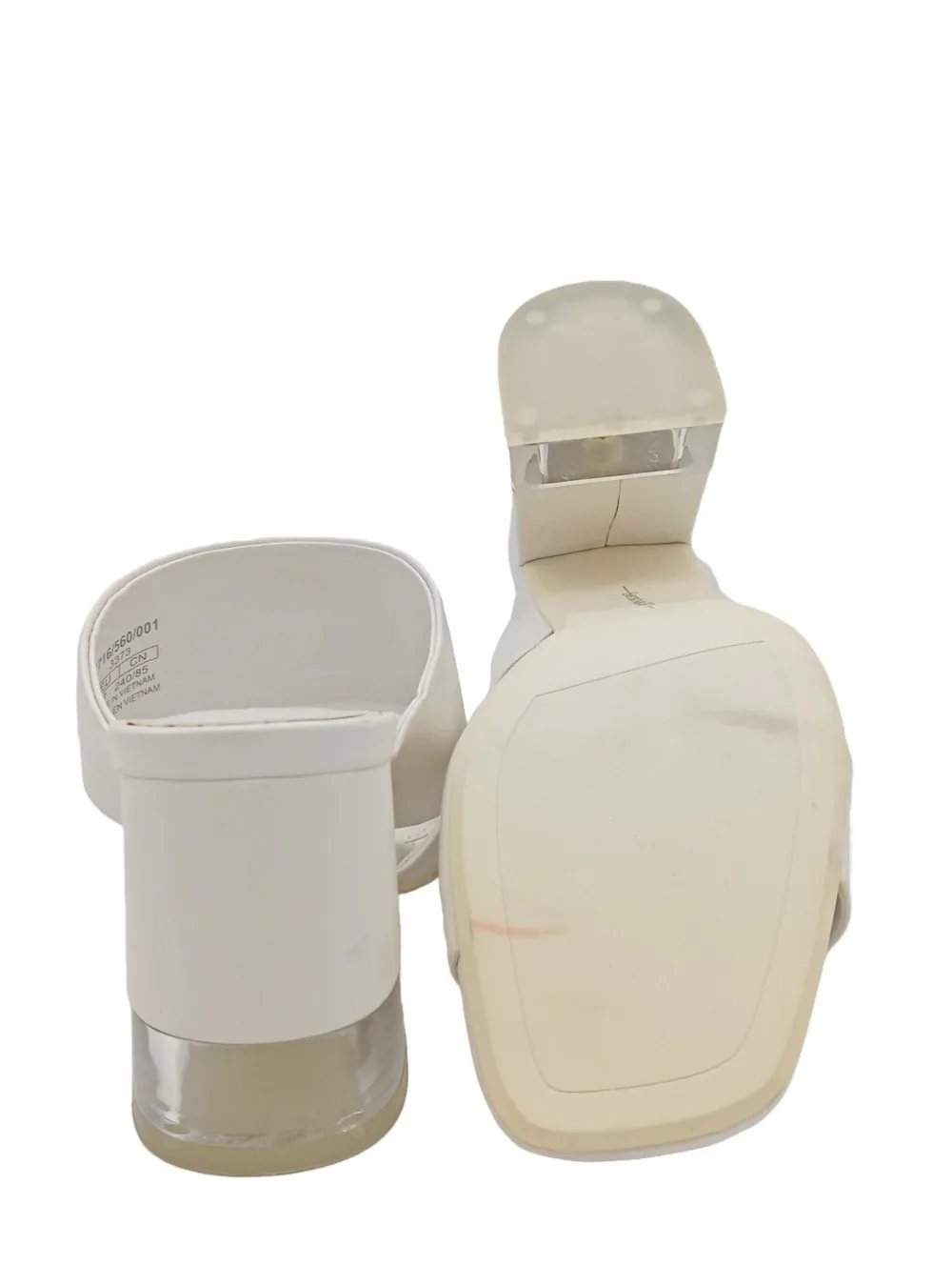 Pantoletten>Bershka Absatz Pantoletten Größe 37 weiß