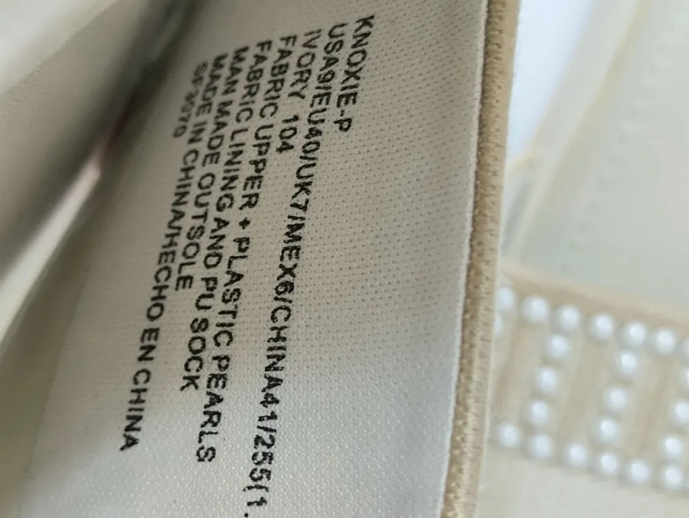 Pantoletten>Steve Madden Absatz Pantoletten Größe 40 hellgrau