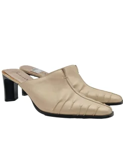 Pantoletten>Andrea Kamp Absatz Pantoletten Größe 40 wollweiß