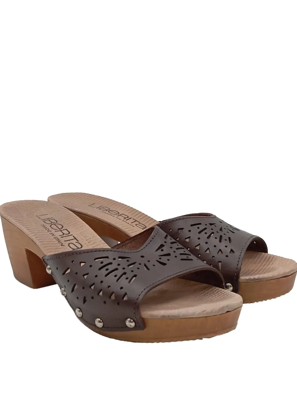 Absatz Pantoletten Größe 38-Liberitae Clearance