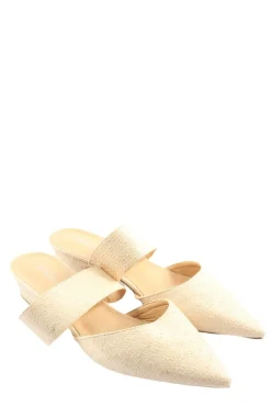 Pantoletten>Park Lane Absatz Pantoletten Größe 40 wollweiß