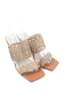 Pantoletten>Ipekyol Absatz Pantoletten Größe 39 braunwollweiß