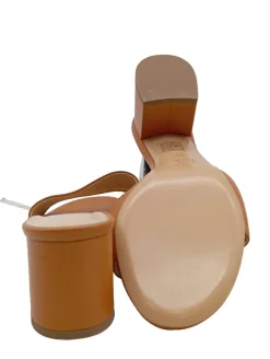 Pantoletten>Lodenfrey Absatz Pantoletten Größe 39 hellorange