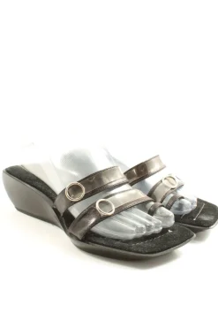 Pantoletten>Cafu00e8noir Absatz Pantoletten Größe 37 braun