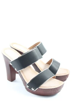 Pantoletten>Cassis Absatz Pantoletten Größe 39 schwarzbraun