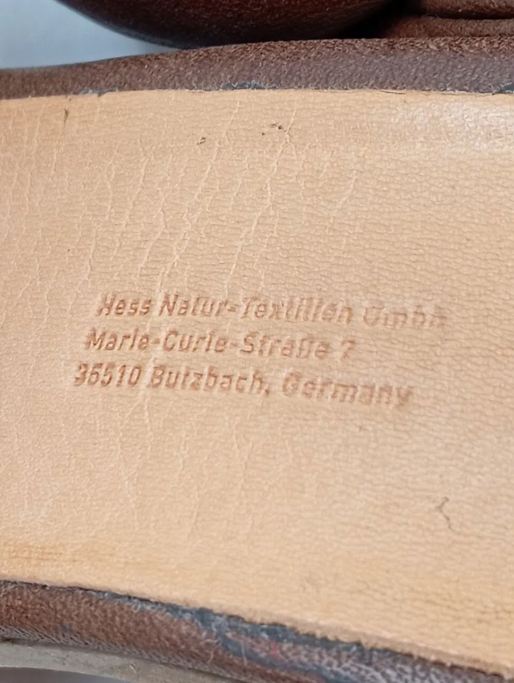 Pantoletten>Hessnatur Absatz Pantoletten Größe 40 braun