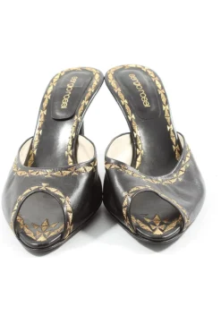 Absatz Pantoletten Größe 36,5-Sergio Rossi New