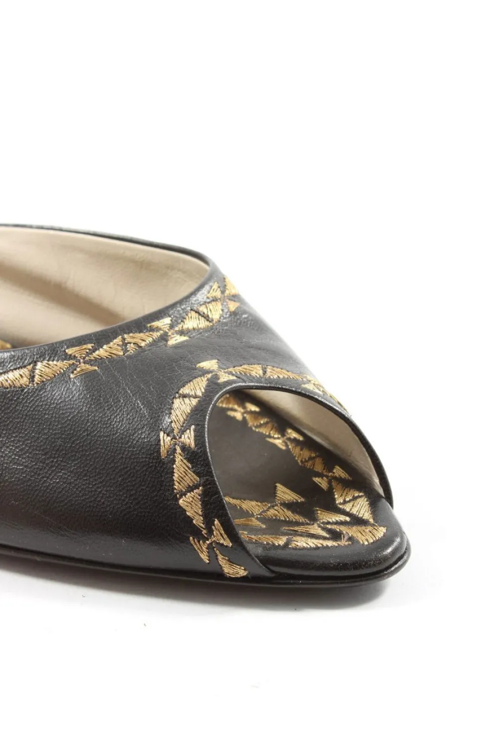 Absatz Pantoletten Größe 36,5-Sergio Rossi New