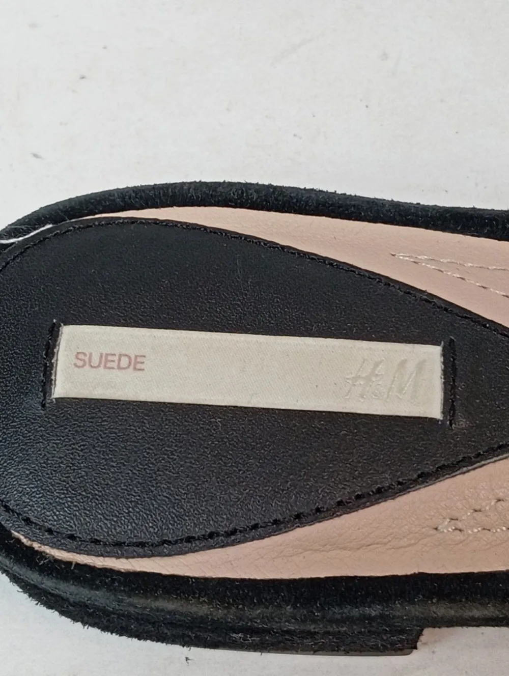 Pantoletten>H&M Absatz Pantoletten Größe 40 schwarz