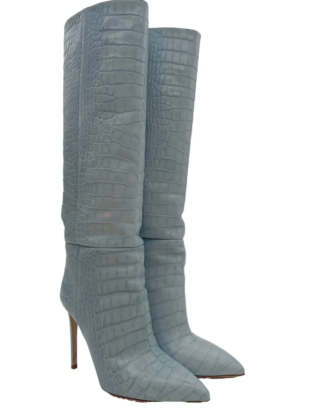 Stiefel>Paris Texas Absatz Stiefel Größe 40 hellgrau