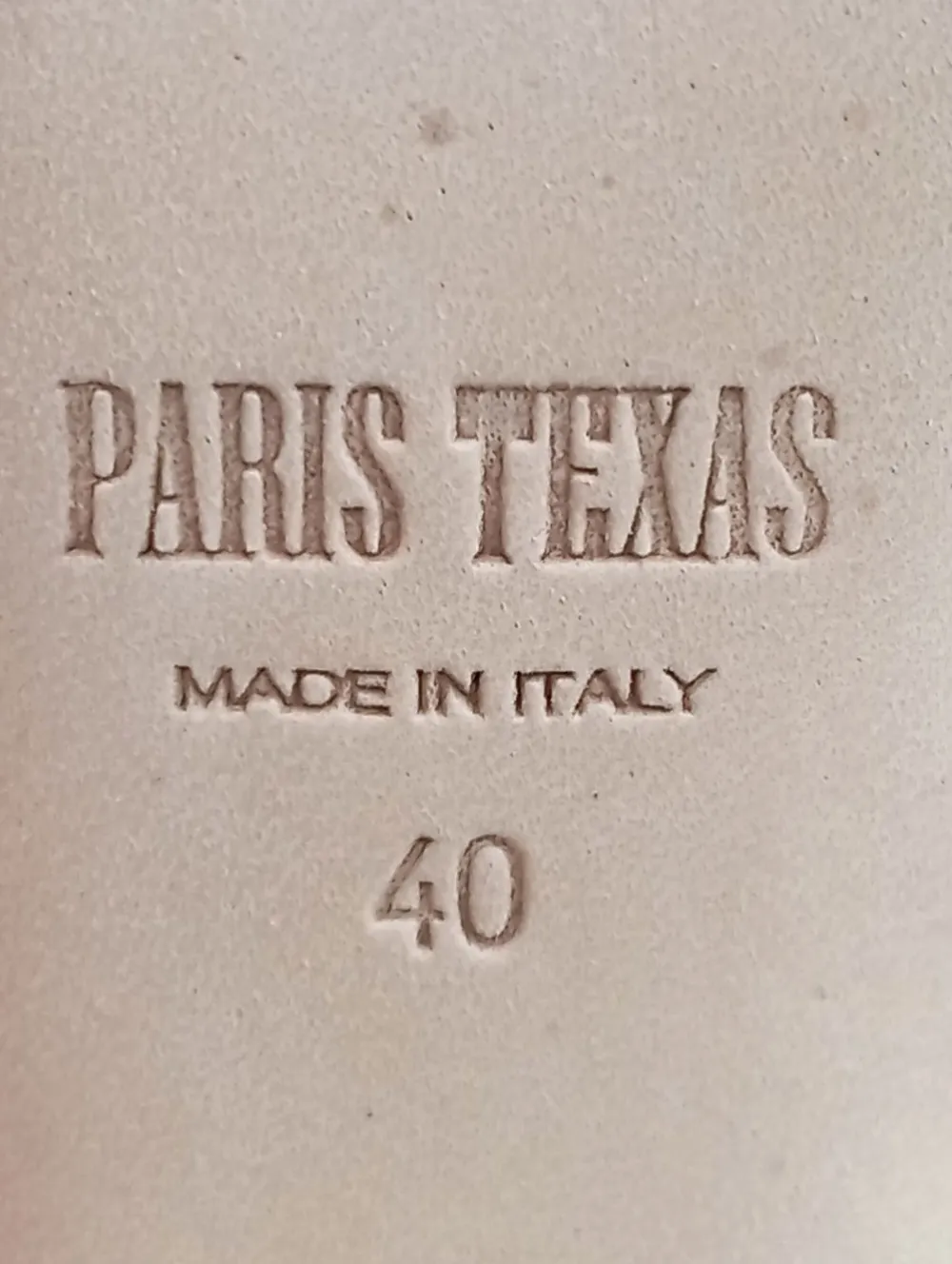 Stiefel>Paris Texas Absatz Stiefel Größe 40 hellgrau