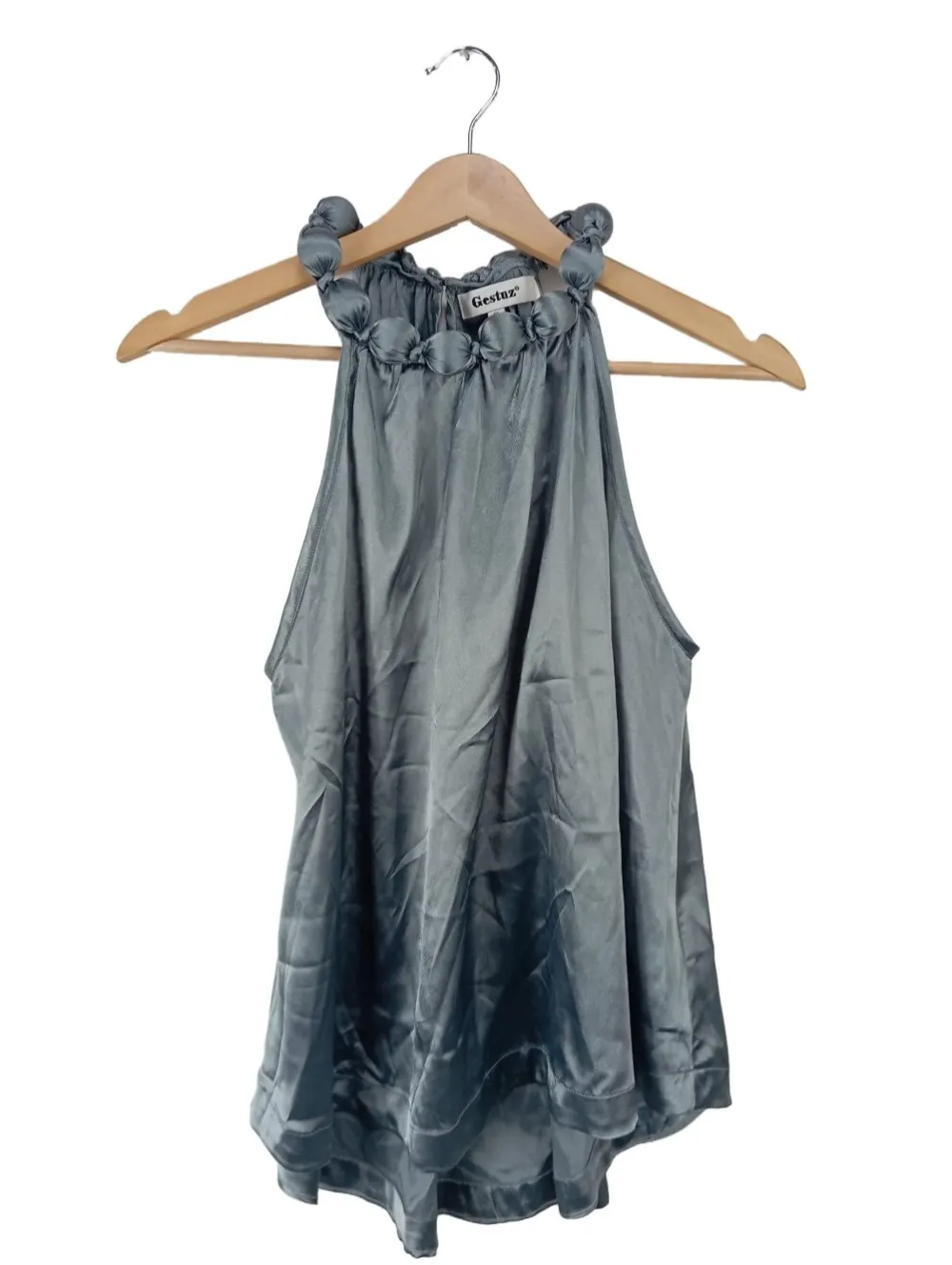 Tops>Gestuz A-Linien Top Größe 36 silberfarben