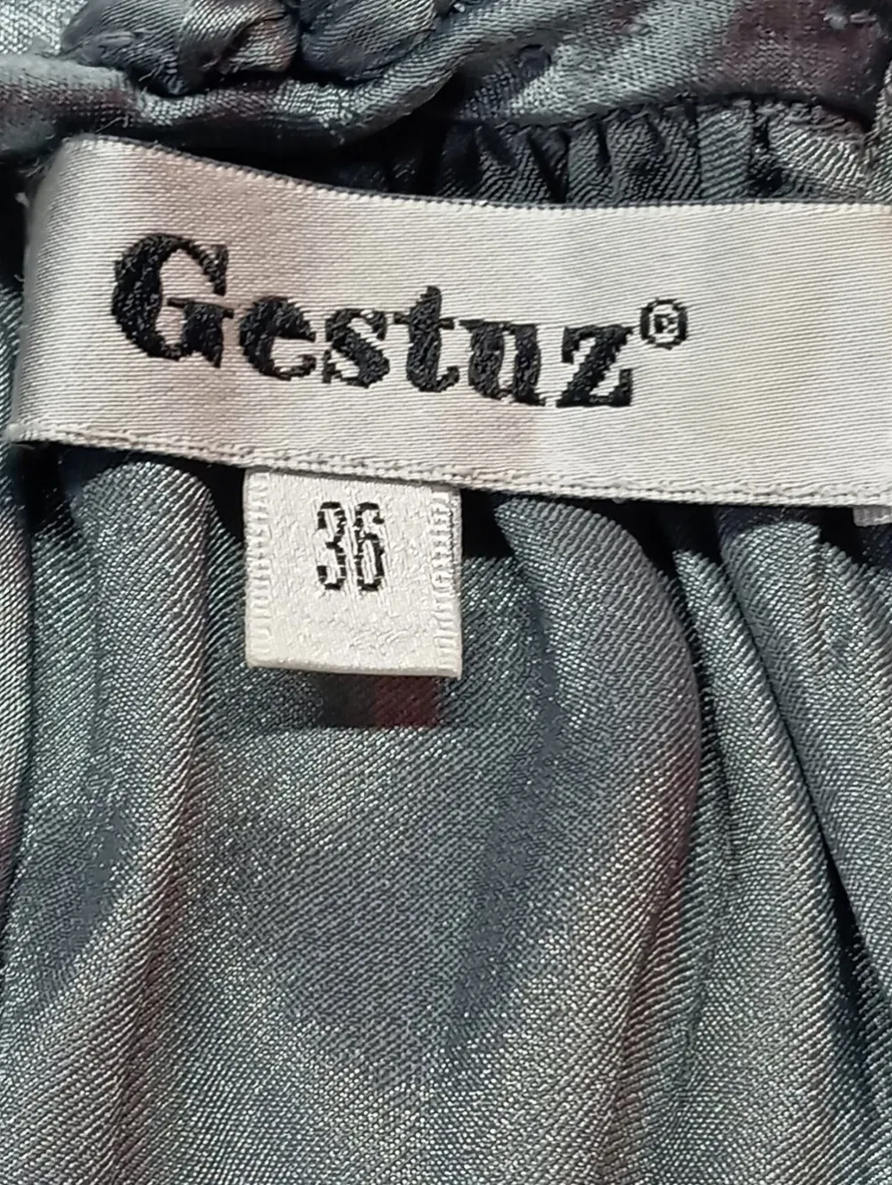 Tops>Gestuz A-Linien Top Größe 36 silberfarben