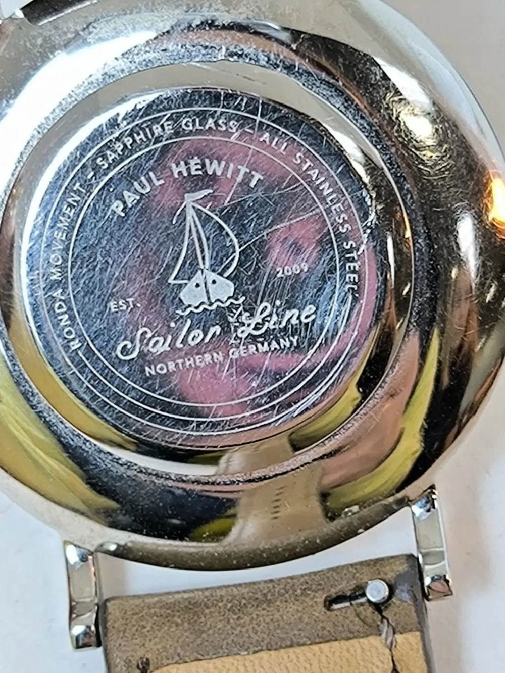 Uhren>Paul Hewitt Analoguhr braun