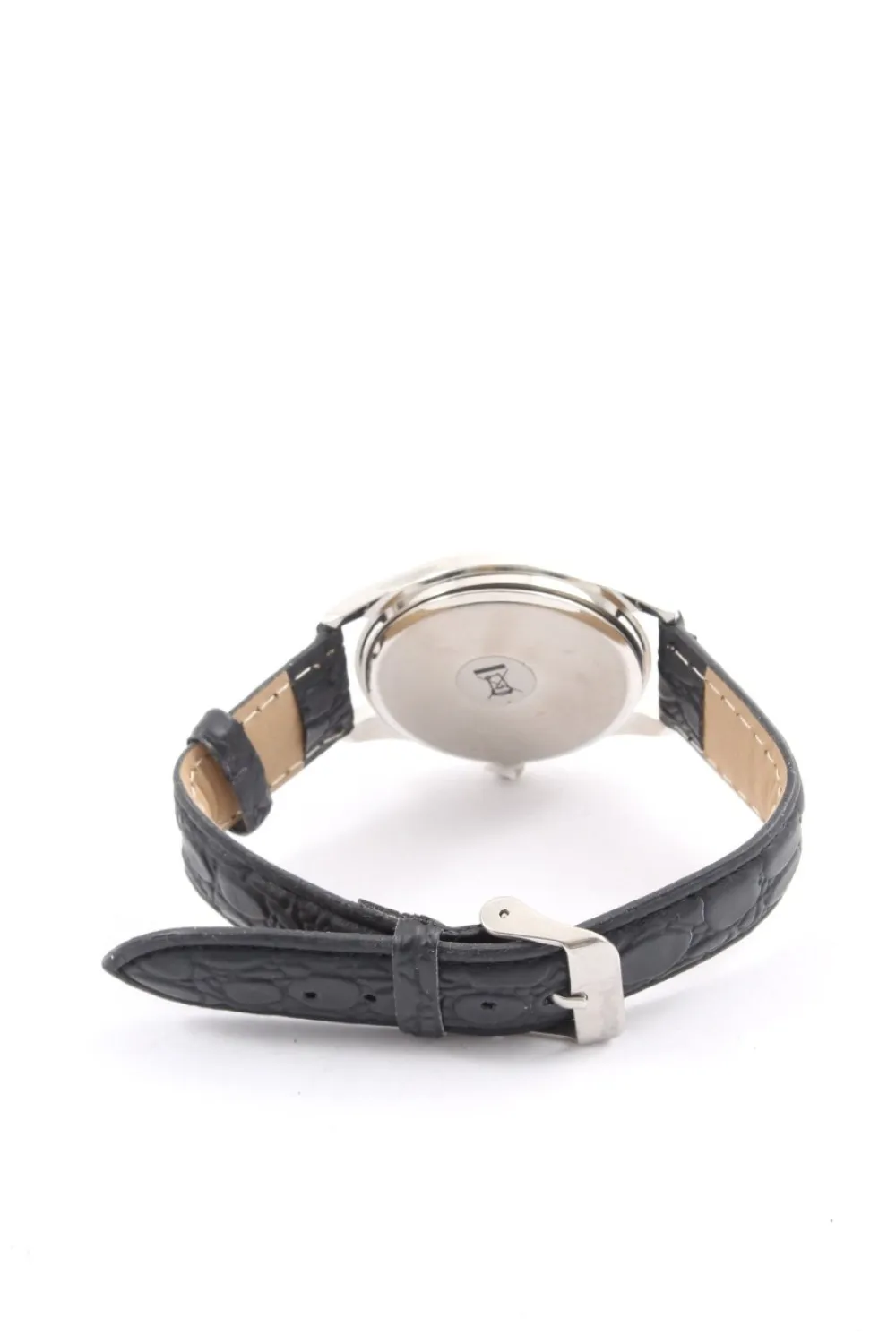 Uhren>Eiger Analoguhr schwarzsilberfarben