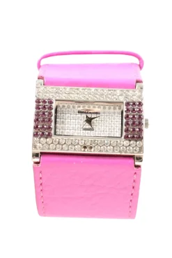 Uhren> Analoguhr pinksilberfarben