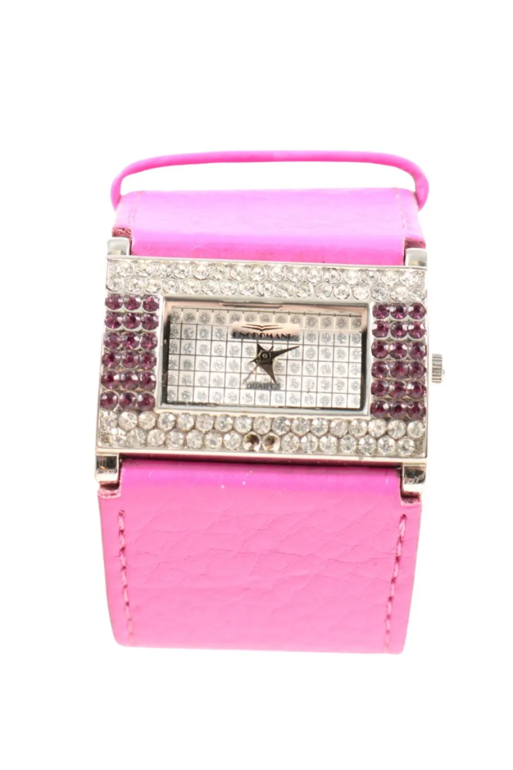 Uhren> Analoguhr pinksilberfarben