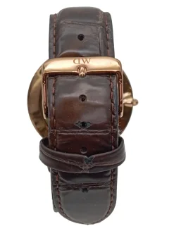 Uhren>Daniel Wellington Analoguhr goldfarbenbraun