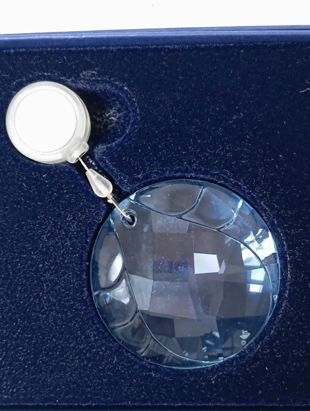 Anhänger>Swarovski Anhänger blau