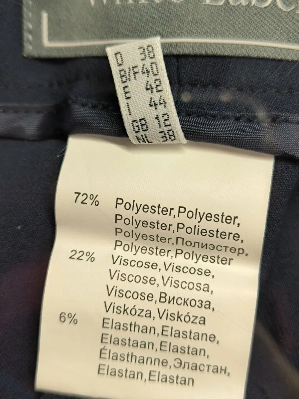 Anzughose Größe 38-White Label Sale