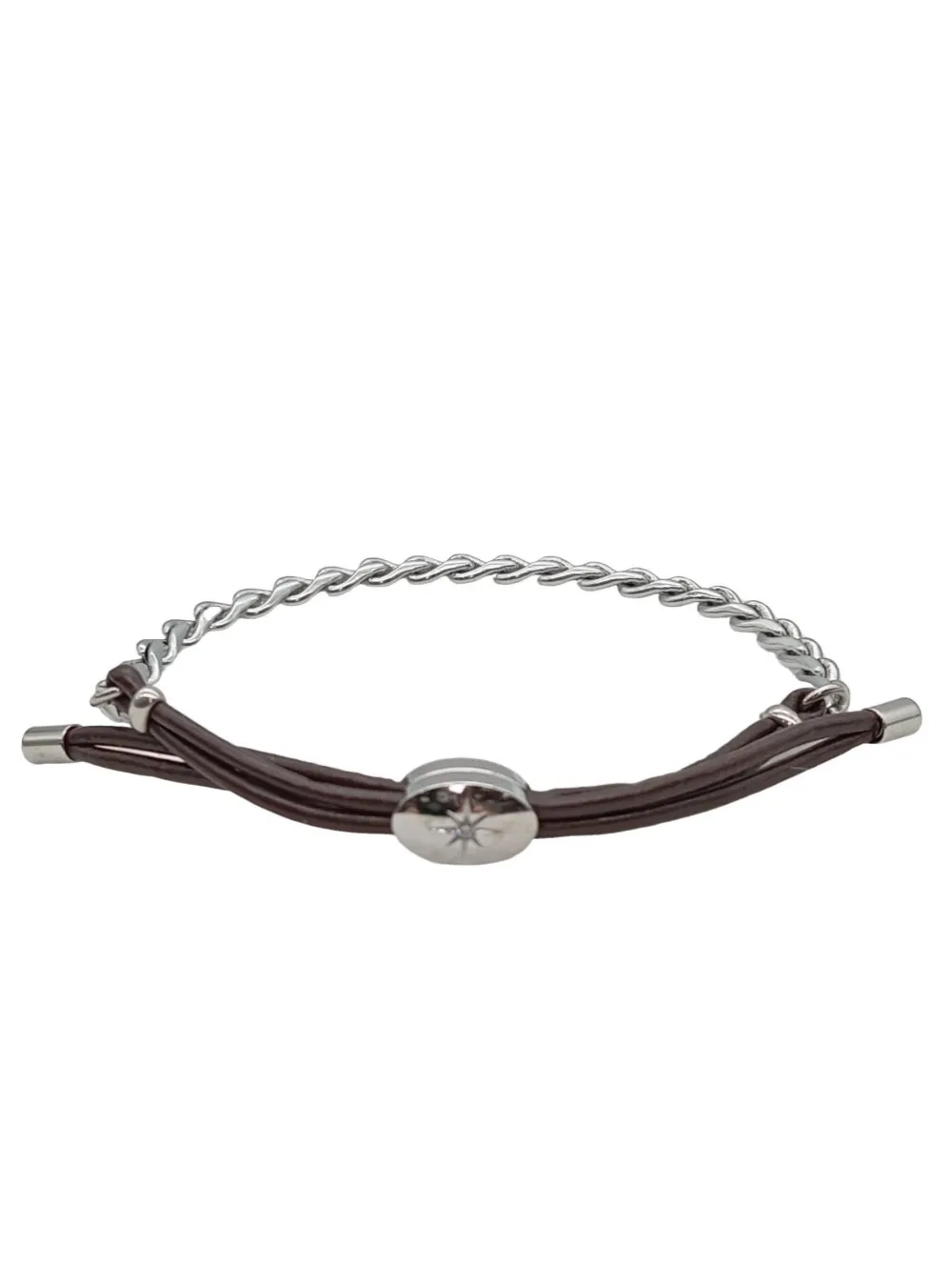 Armschmuck>Fossil Armband dunkelbraun