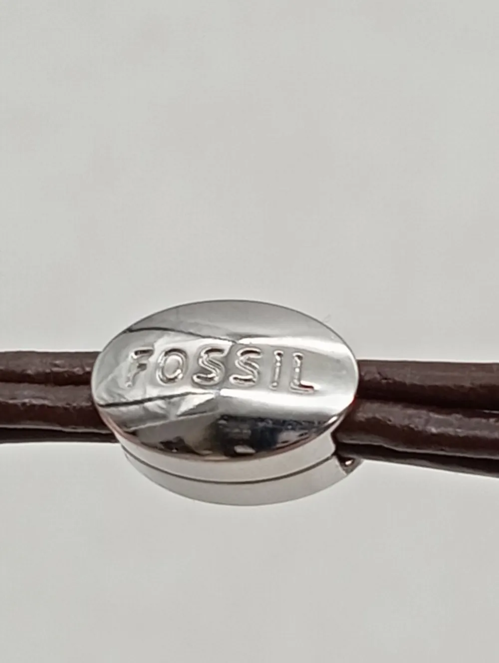 Armschmuck>Fossil Armband dunkelbraun