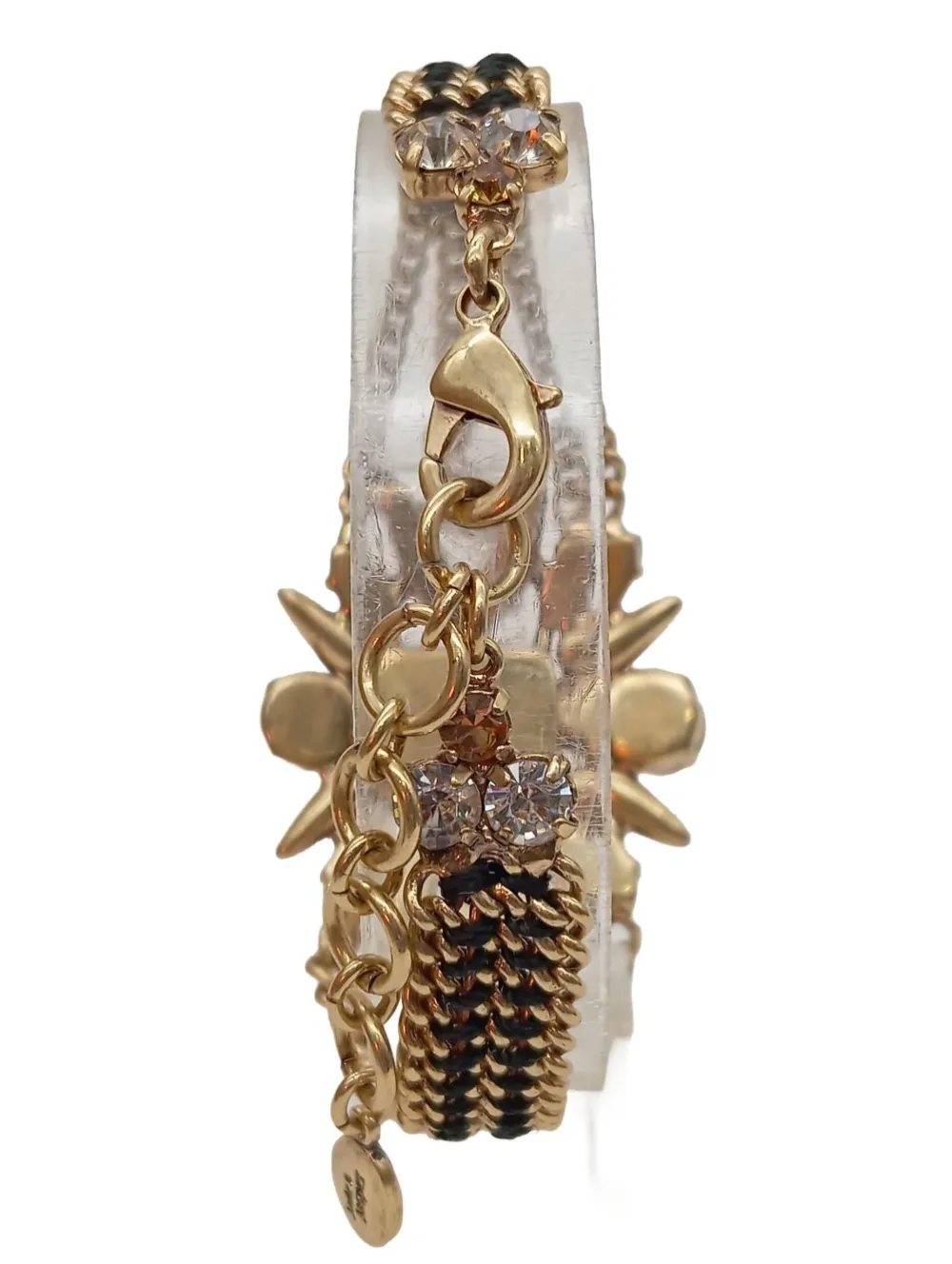 Armschmuck>Jade & Jasper Armband goldfarben