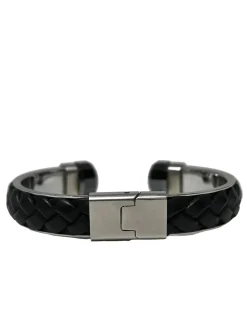 Armschmuck>Swarovski Armspange schwarzsilberfarben