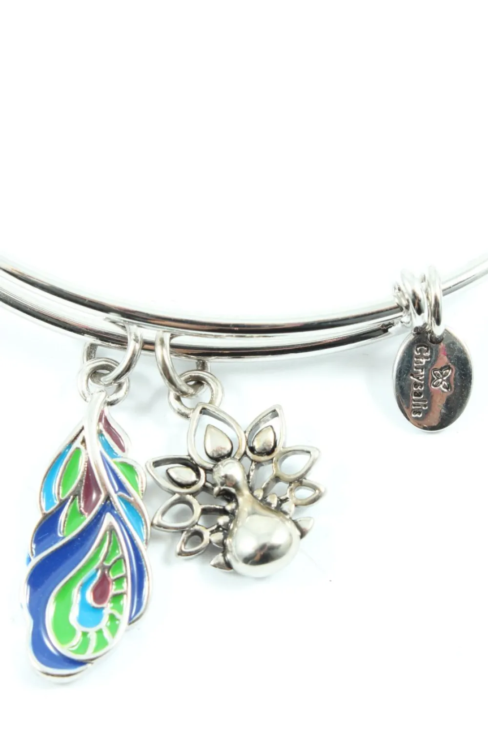 Armschmuck>Chrysalis Armspange silberfarbenblau