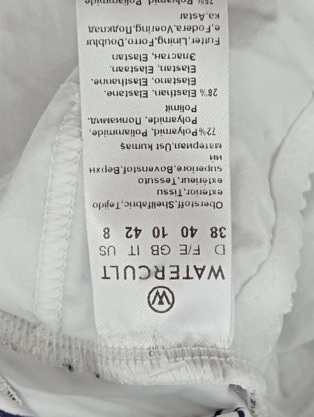 Bademode> Badeanzug Größe 38 blau