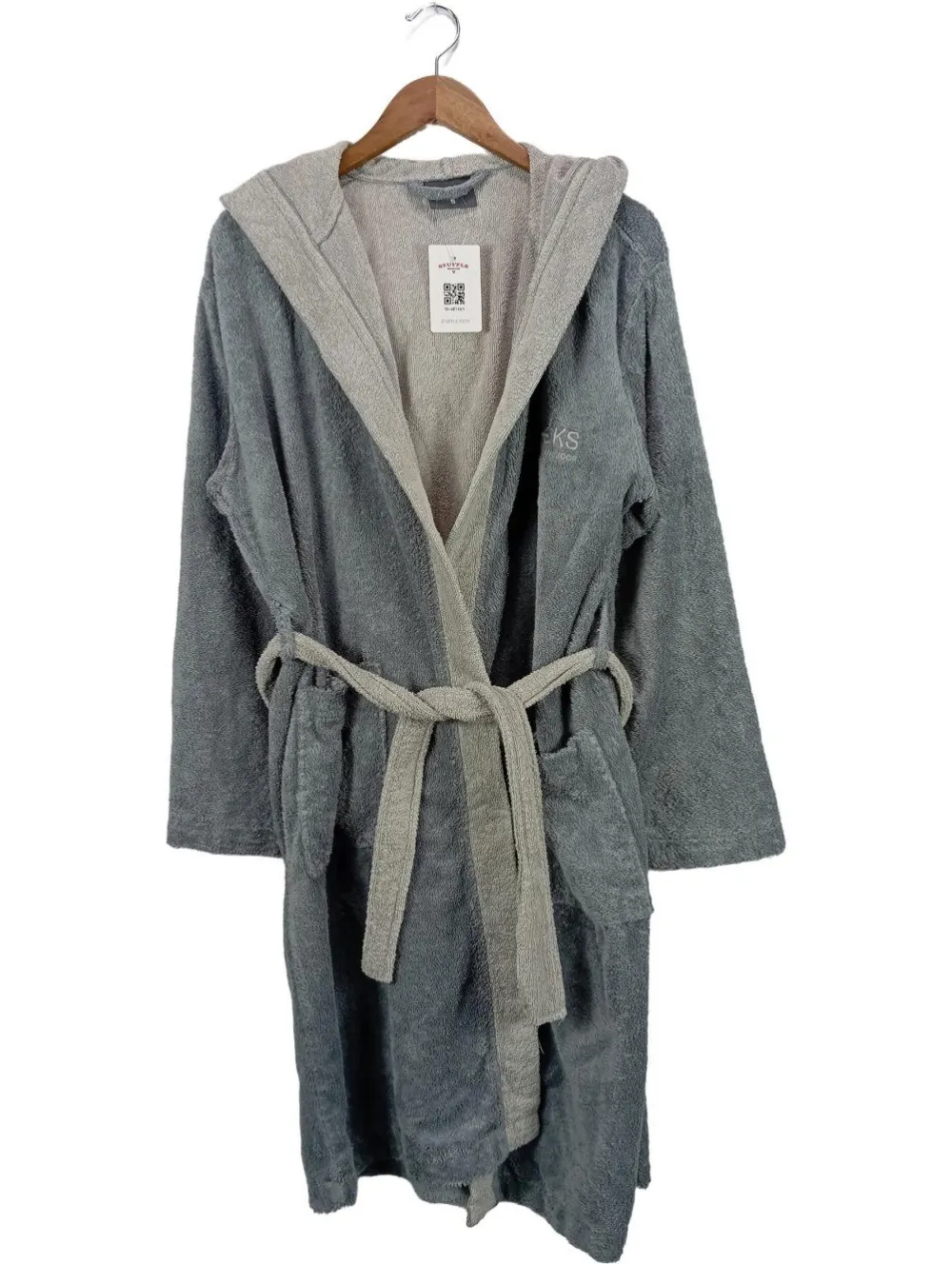 Homewear> Bademantel Größe 36 grau