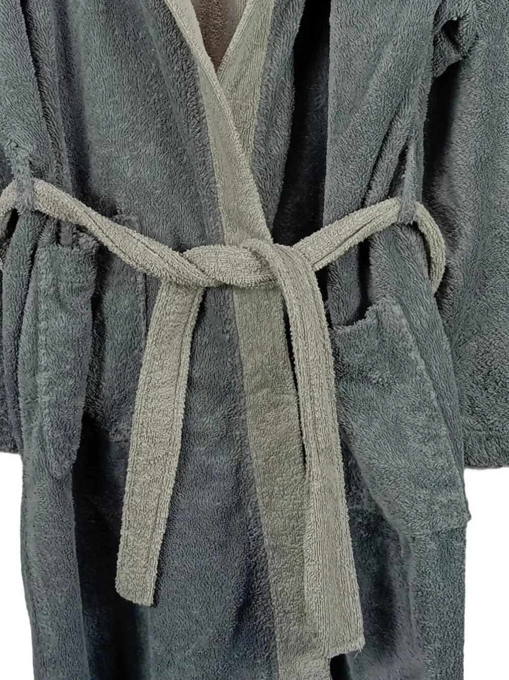 Homewear> Bademantel Größe 36 grau