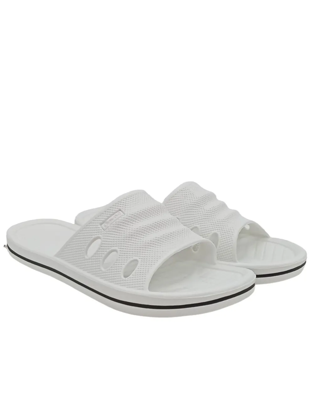 Pantoletten>oyanda Badeslipper Größe 39 weiß