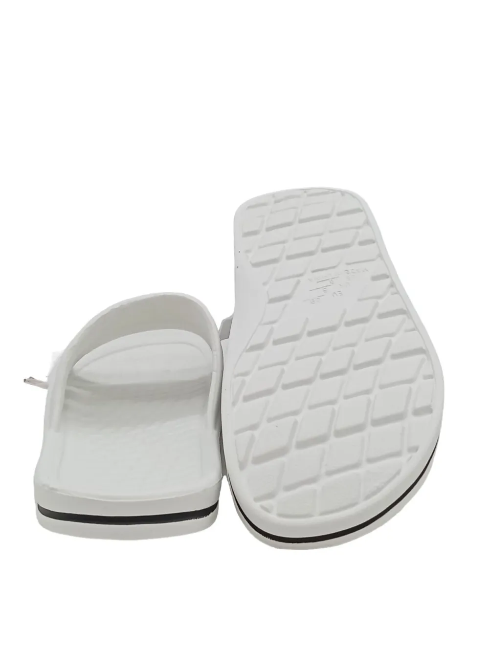 Pantoletten>oyanda Badeslipper Größe 39 weiß