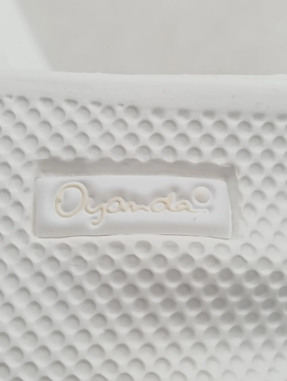 Pantoletten>oyanda Badeslipper Größe 39 weiß