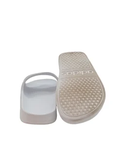 Pantoletten>Adidas Badeslipper Größe 35 weißwollweiß