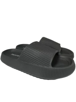 Pantoletten>Pammys Badeslipper Größe 44 schwarz