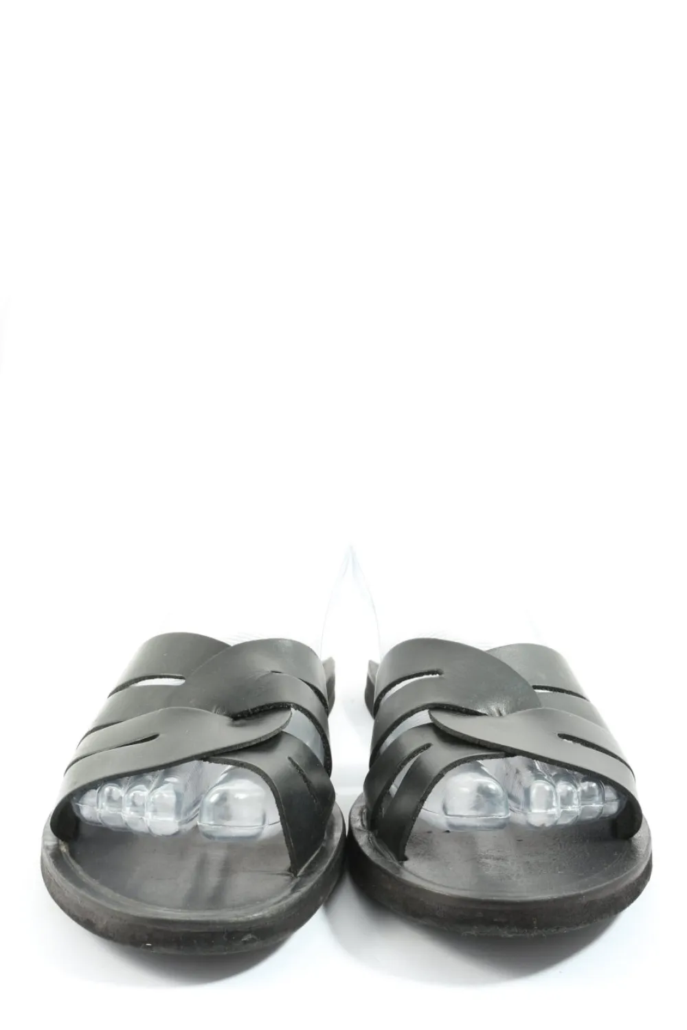 Pantoletten>H&M Badeslipper Größe 36 schwarz