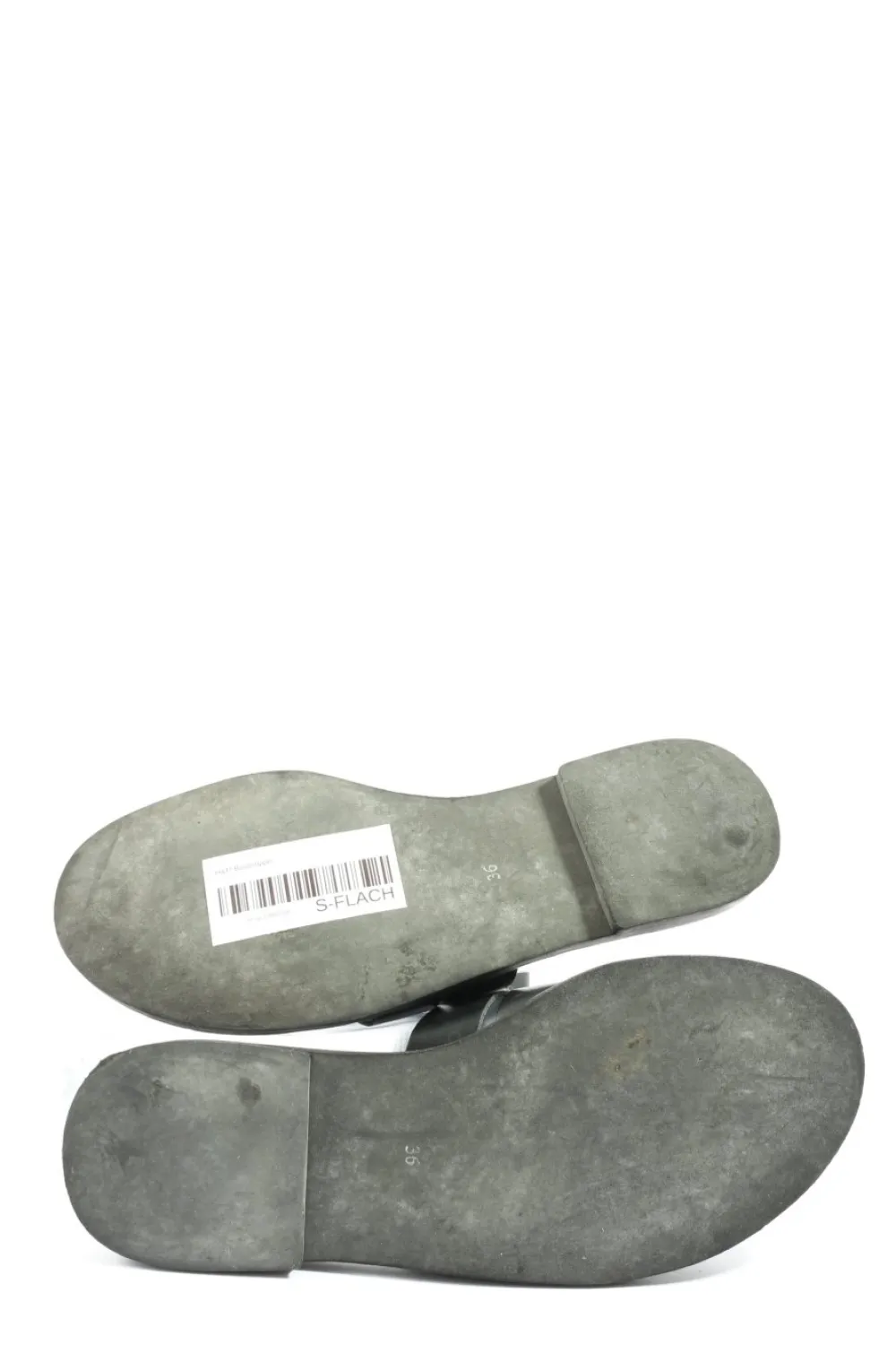 Pantoletten>H&M Badeslipper Größe 36 schwarz